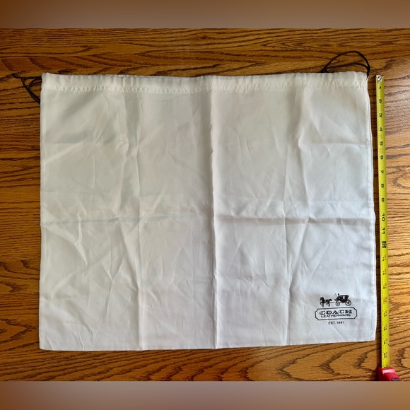 Coach White Dust Bag extra large 16x23 in - Picture 1 of 2